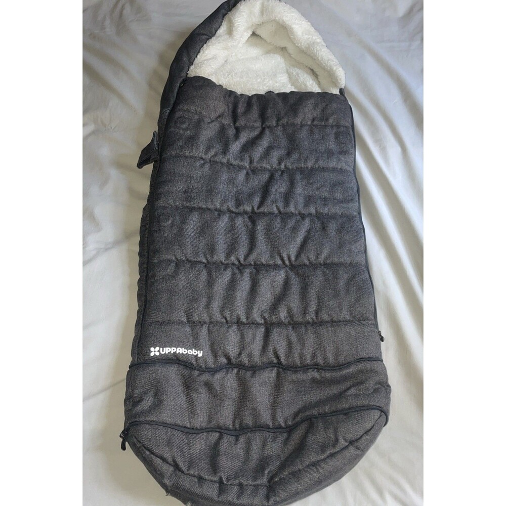 UPPAbaby CozyGanoosh Footmuff Ultra-Plush Winter Stroller Cover - Dark Grey